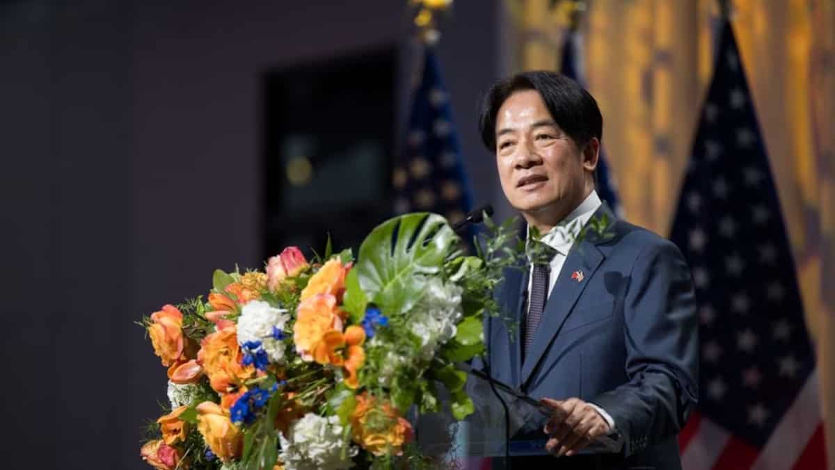 Taiwan will not bow down to threats, says vice president on US trip