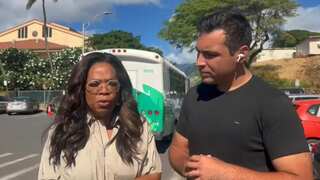 TV crew following Oprah Winfrey stopped from entering shelter housing Maui wildfire survivors