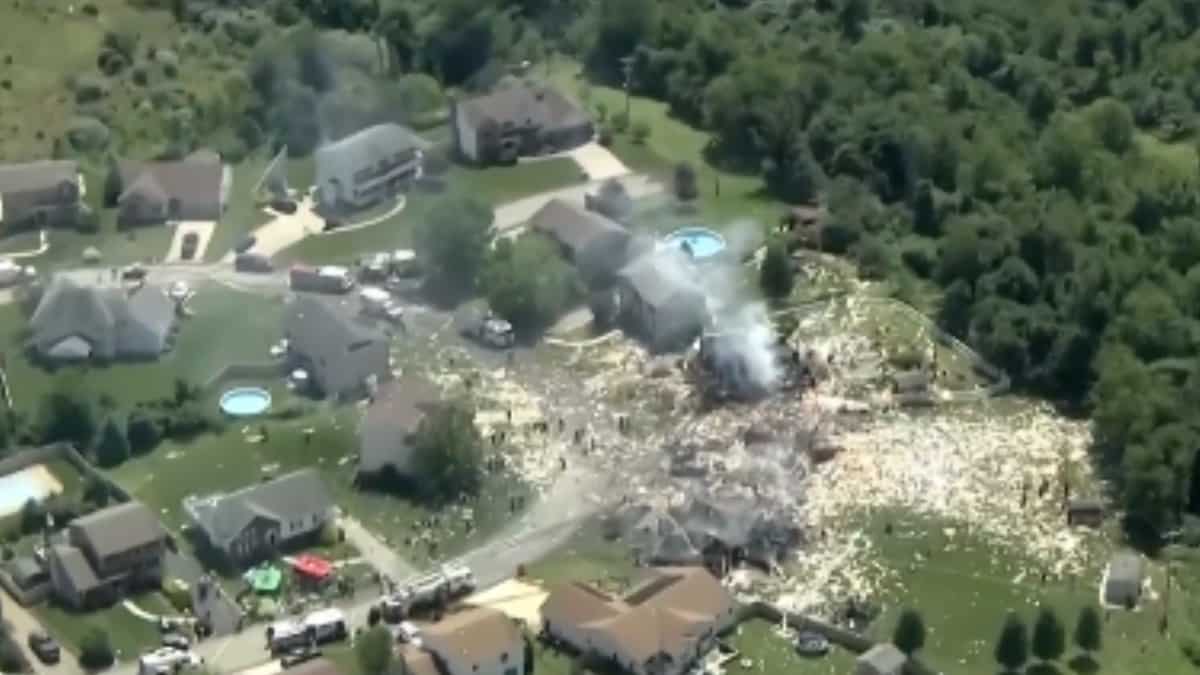 Video: CCTV captures Pennsylvania house bursting into flames, killing four Video: CCTV captures Pennsylvania house bursting into flames, killing four