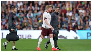 Manchester City's Kevin De Bruyne out of UEFA Super Cup game vs Sevilla with hamstring injury