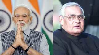 Prime Minister Narendra Modi pays tributes to former PM Atal Bihari Vajpayee on his death anniversary