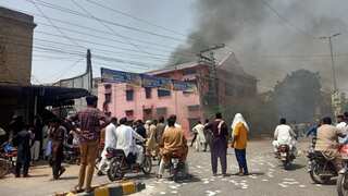 Churches attacked in Pakistan's Faisalabad over blasphemy allegations