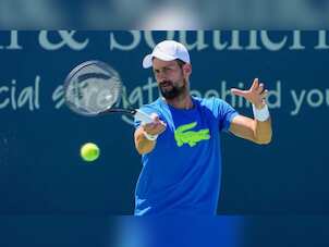 Tennis: Novak Djokovic makes winning US return in Cincinnati as rival Alejandro Fokina retires