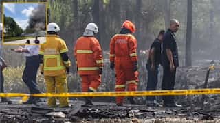Video | Plane carrying 8 crashes in landing bid in Malaysia; all aboard, 2 locals on ground dead