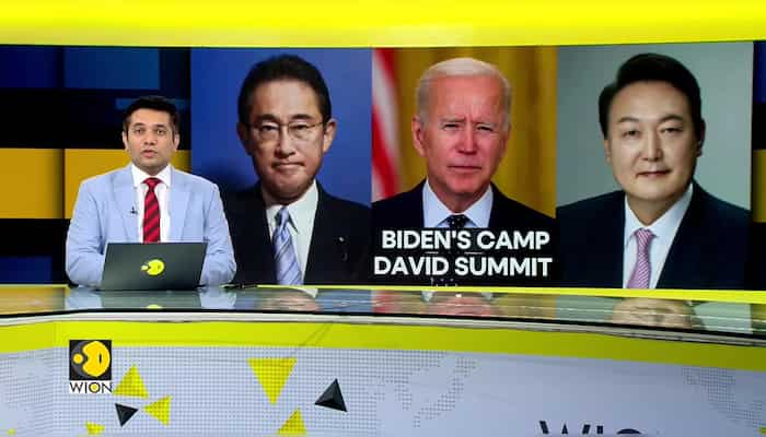 US-Japan-South Korea historic first trilateral summit at Camp David