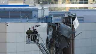Russia claims it destroyed Ukrainian drone that later smashed into a building in Moscow