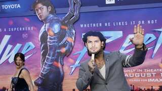 Blue Beetle actors may be sidelined by strike, but their director is keeping focus on them