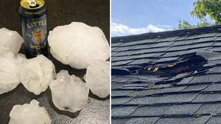 Icy surprise: Gigantic sky-falling ice chunk takes unusual pit stop in US family home