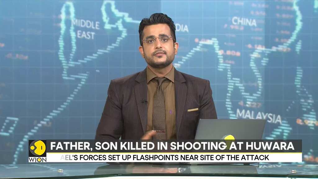 Israeli father and son gunned down in West Bank