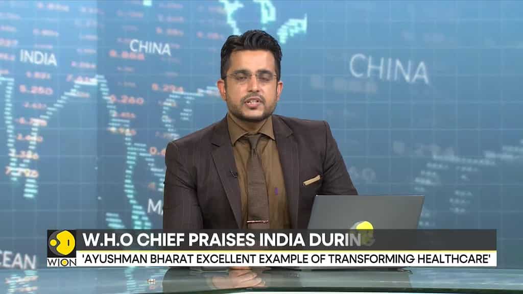 WHO chief lauds India's health coverage during G20 meet