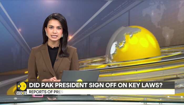 Did Pakistan President sign off on key laws?