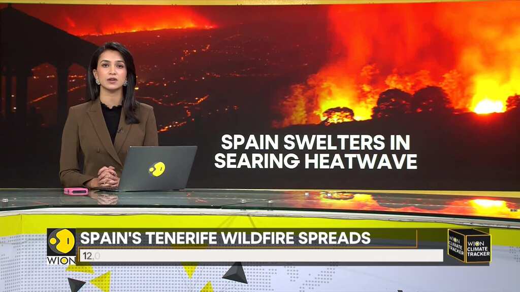 Wildfire spreads on Spain's Tenerife forcing thousands to evacuate