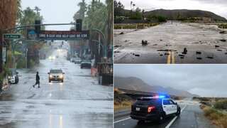 Tropical Storm Hilary batters California: Flash-floods and tornado warnings in place
