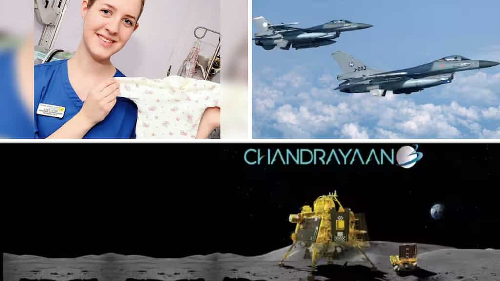 Top 10 world news: British 'evil' nurse sentenced for life, Russia warns of escalation over F-16 jets and more