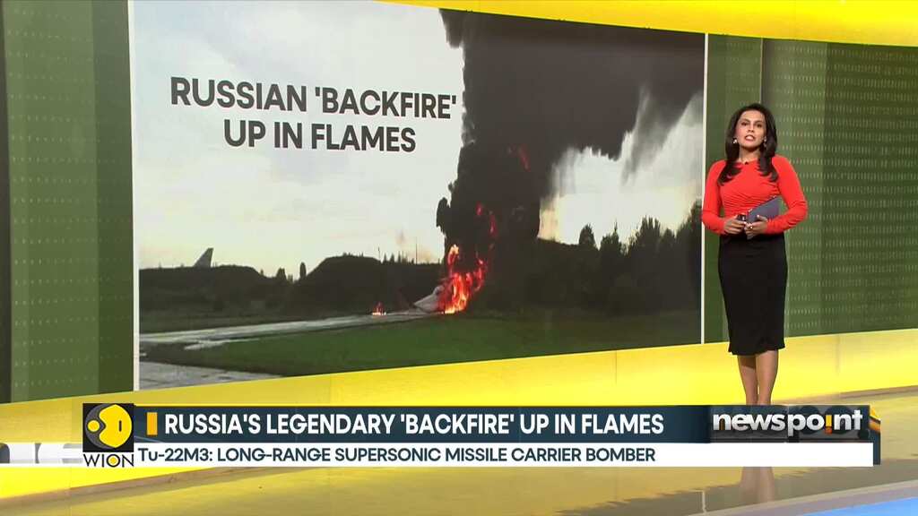 Russian Tu-22M3 bomber destroyed in drone strike