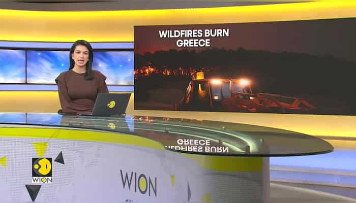 Fierce winds fanning fresh wildfires in Greece