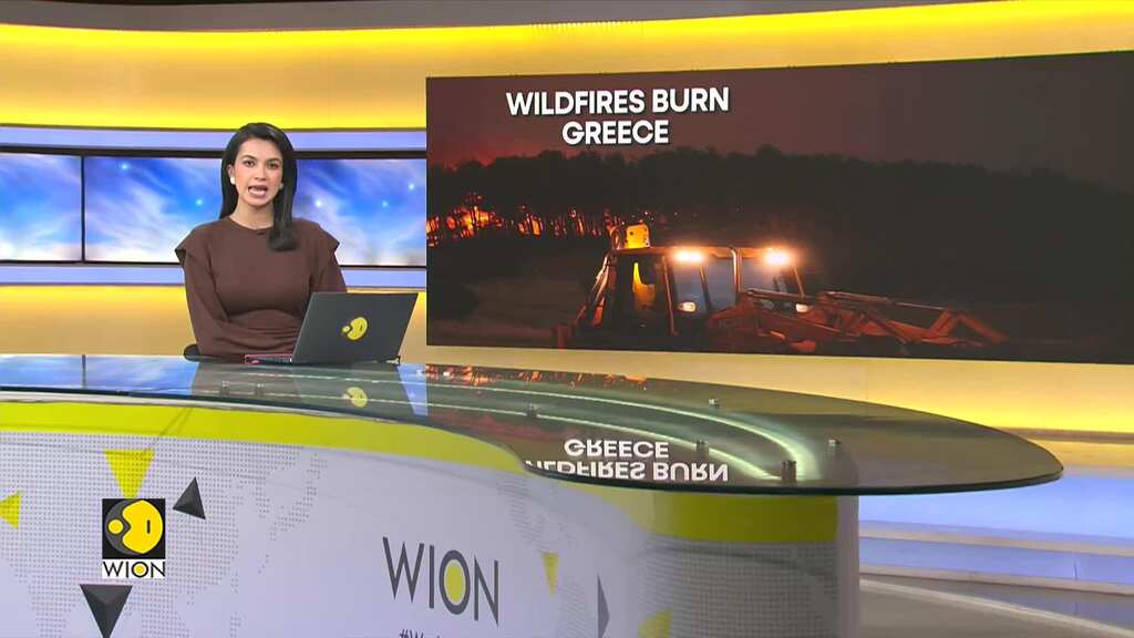 Fierce winds fanning fresh wildfires in Greece
