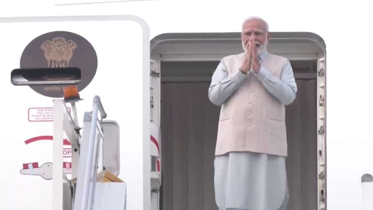 PM Modi departs for South Africa to attend 15th BRICS Summit