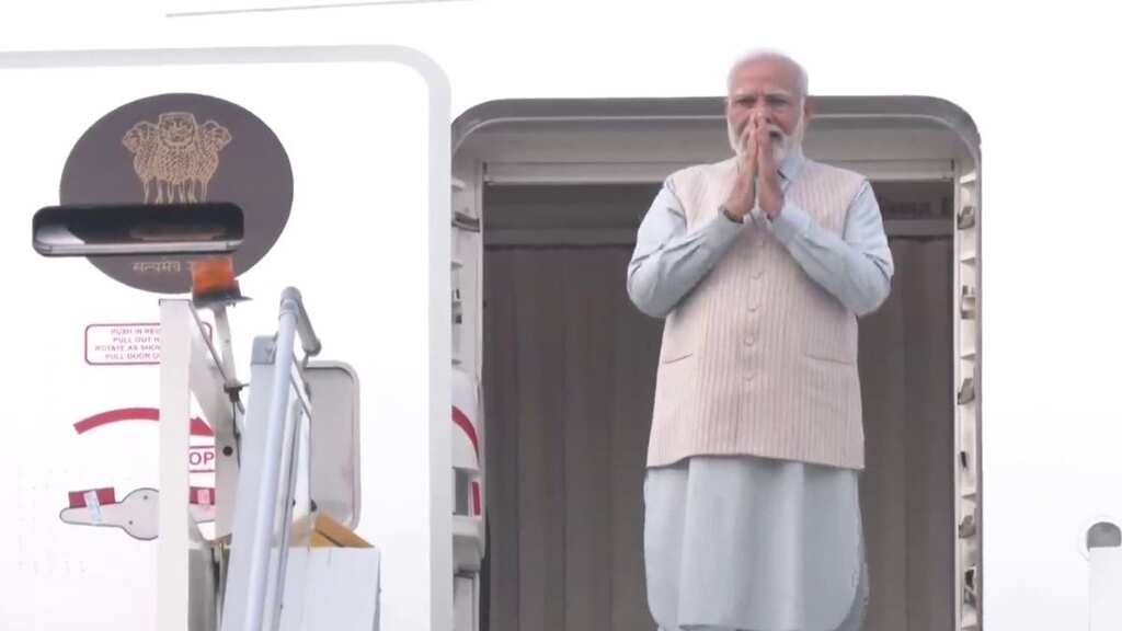 PM Modi departs for South Africa to attend 15th BRICS Summit