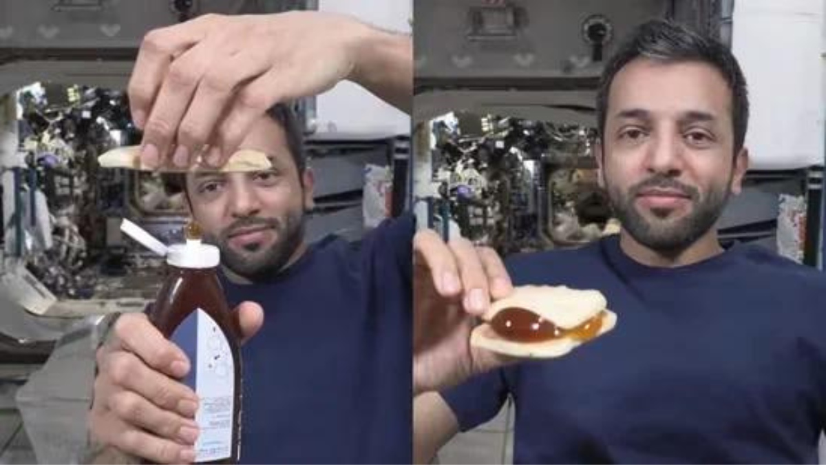 Watch | UAE astronaut's video of making honey sandwich in space leaves netizens mesmerised - Trending News