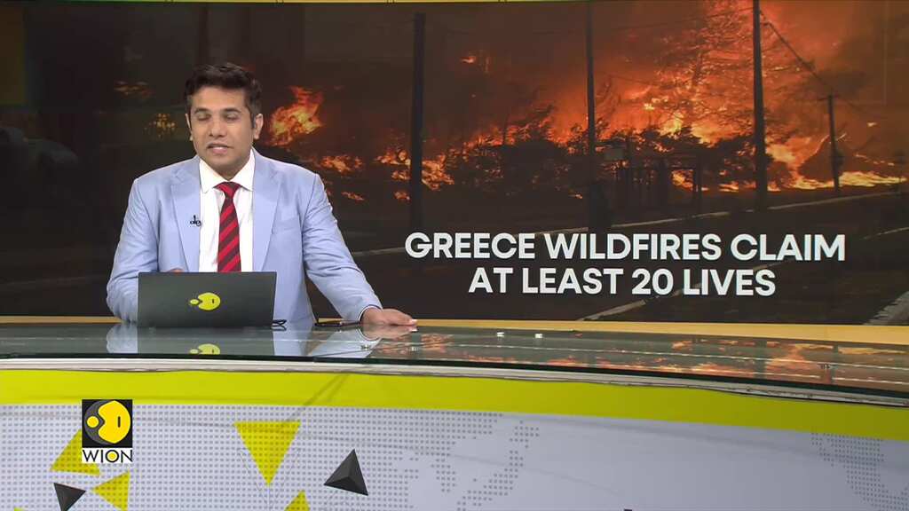 Wildfires rage in Greece & Spain as soaring temperatures persist