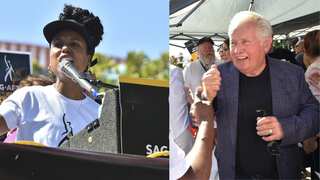 Kerry Washington, Martin Sheen lead solidarity rally for strikers outside Disney premises