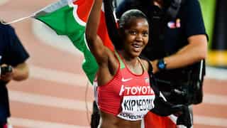 World Athletics Championships: Kenya's Faith Kipyegon, Qatar's Mutaz Essa Barshim script history