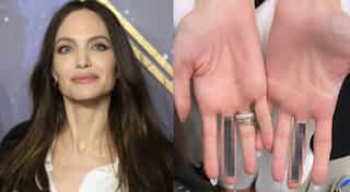 Did Angelina Jolie just get a tattoo with a secret message for ex Brad Pitt? See pics inside