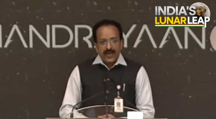 ‘India is on the moon’: ISRO chief S Somanath celebrates Chandrayaan-3's triumph on lunar landing ‘India is on the moon’: ISRO chief S Somanath celebrates Chandrayaan-3's triumph on lunar landing