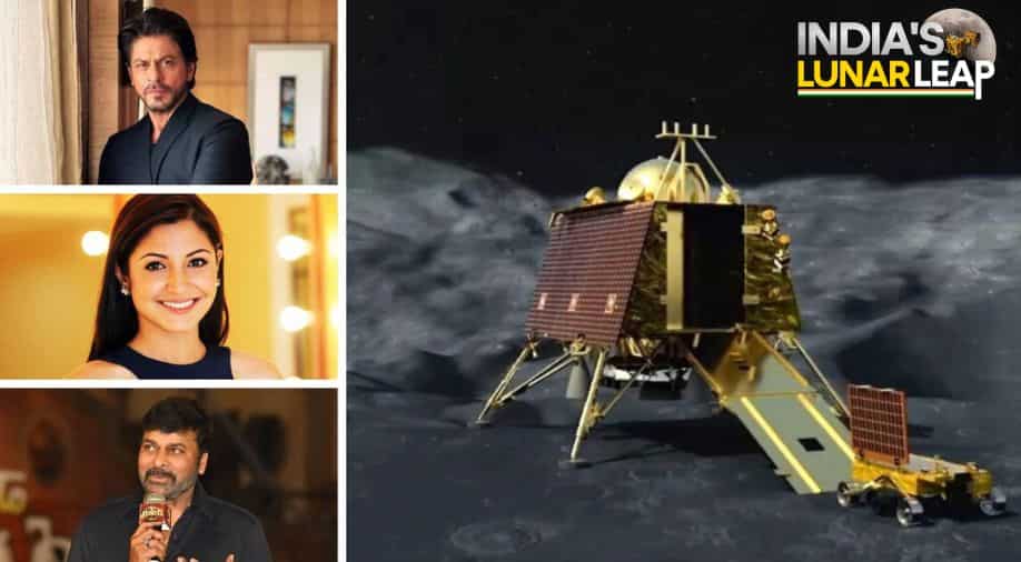 A historic day!: Kamal Haasan, Chiranjeevi, SRK and others celebrate Chandrayaan 3 landing A historic day!: Kamal Haasan, Chiranjeevi, SRK and others celebrate Chandrayaan 3 landing