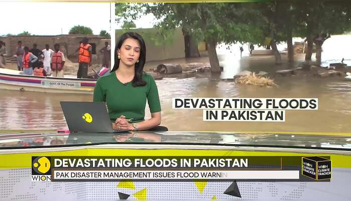 Around 100,000 people evacuated due to floods in Pakistan