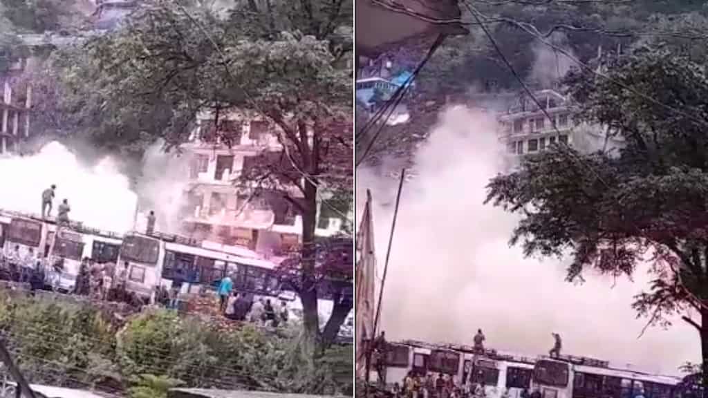 Himachal Pradesh: Several feared trapped as houses collapse due to landslides in Kullu