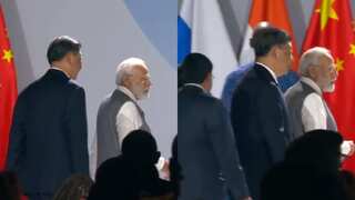 Watch | India's PM Modi engages in brief interaction with China's Xi Jinping at BRICS Summit