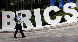 In Delhi, Argentina's Foreign Minister Diana says not interested in BRICS membership