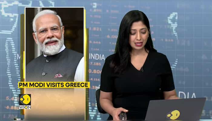 Indian PM Modi welcomed by Indian diaspora in Greece