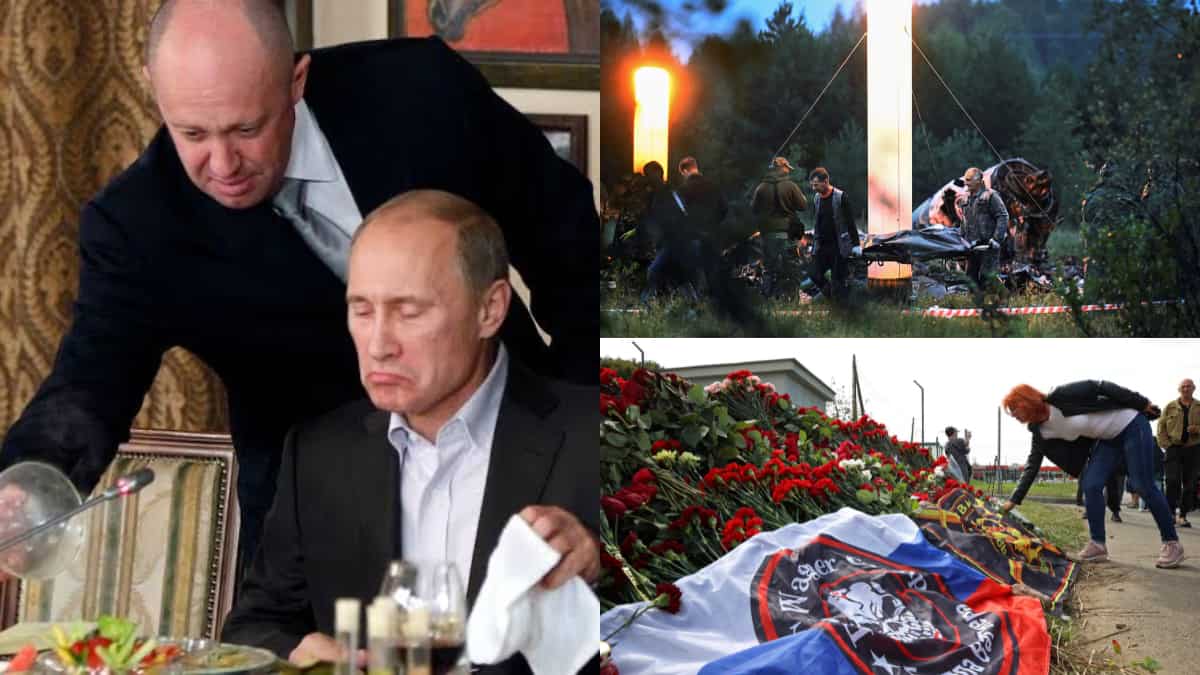 Bomb in a wine crate aboard Prigozhin's plane led to the crash, reports suggest