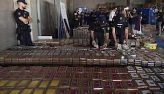 Spanish authorities seize 9.5 tonnes of cocaine, one of the biggest drug hauls in Europe’s history