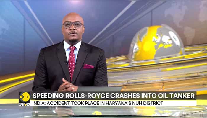 Nuh, Haryana: Speeding Rolls-Royce crashes into oil tanker | India