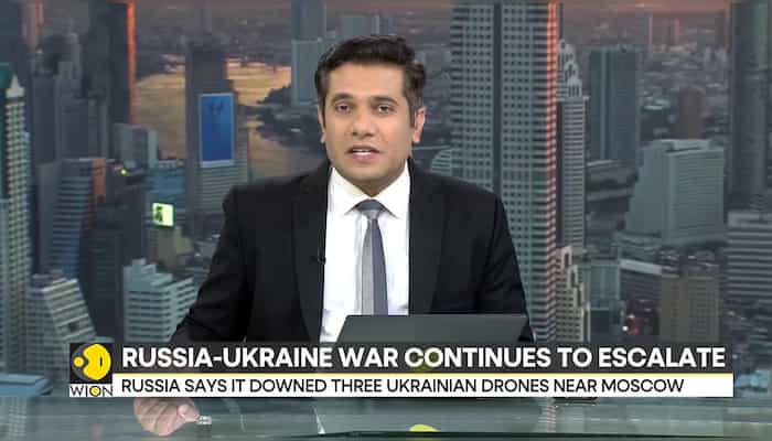 Russia says drones downed as Ukrainian shelling wounds six