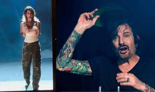Bizarre! Tommy Lee asks wife Brittany Furlan to flash her breasts during concert