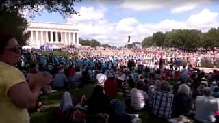 Thousands gather to mark 60 years of Martin Luther King’s ‘I have a dream’ speech