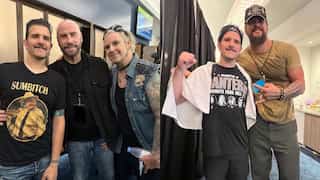 Jason Momoa spotted at Metallica concert in LA alongside John Travolta