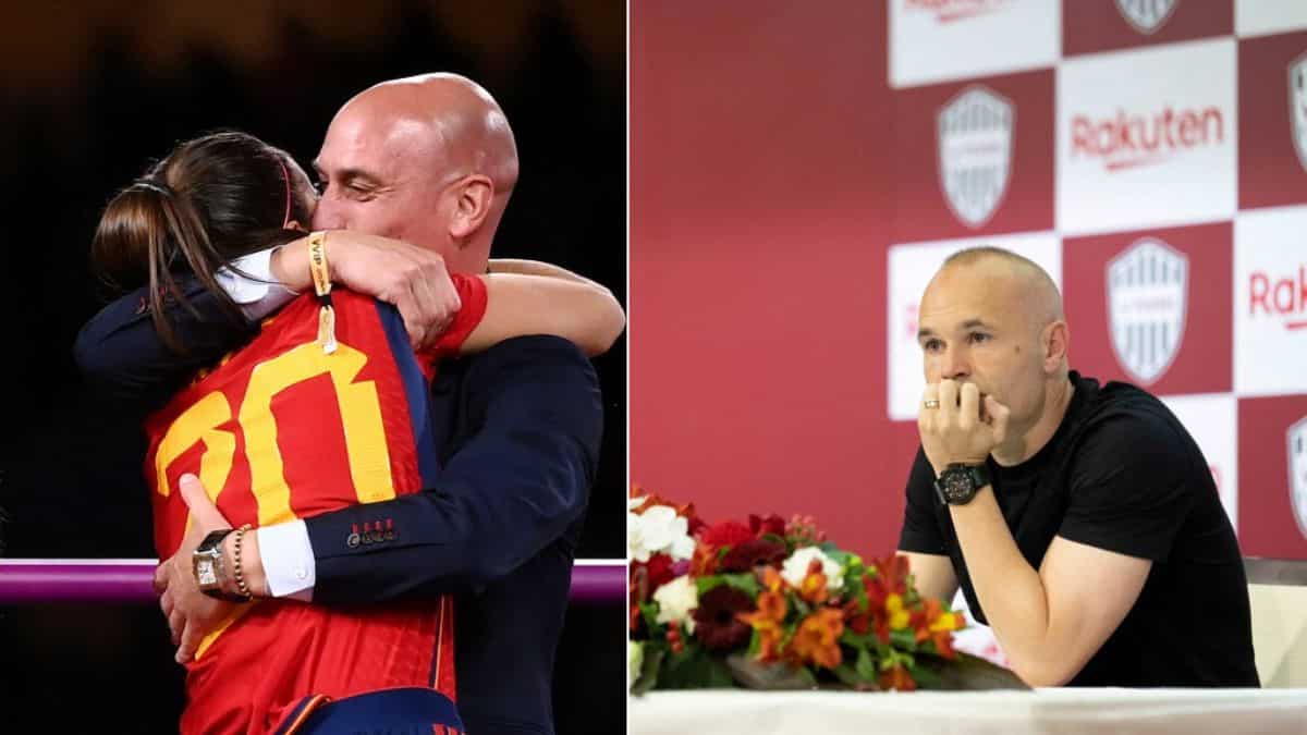 I am sad as a person, father, husband and footballer: Iniesta on kiss row involving suspended Luis Rubiales
