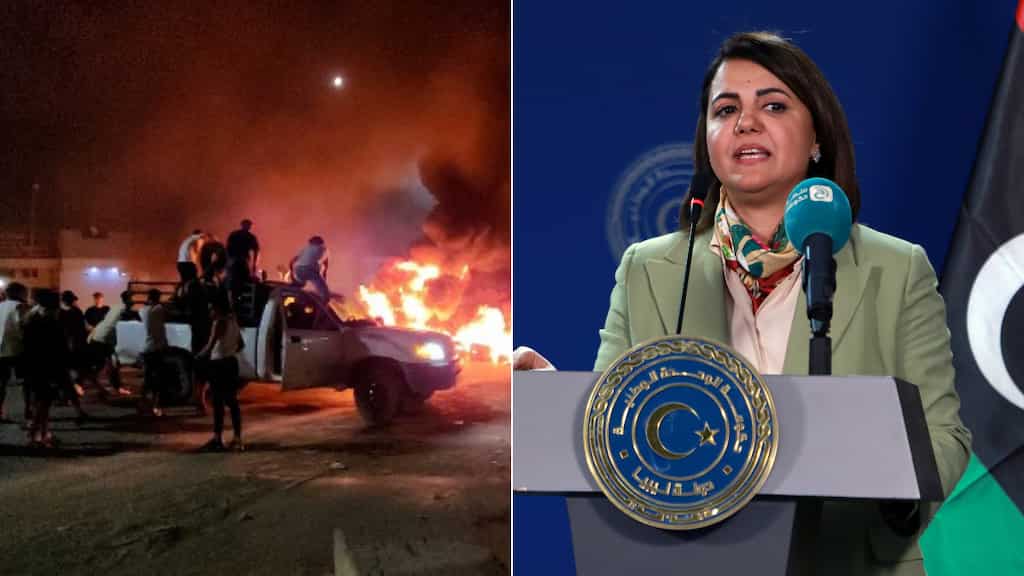 Protests mar Libya, foreign minister suspended after meeting with Israeli counterpart