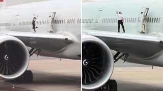 Video: Swiss cabin crew pose, dance on aircraft's wing, later slammed by bosses