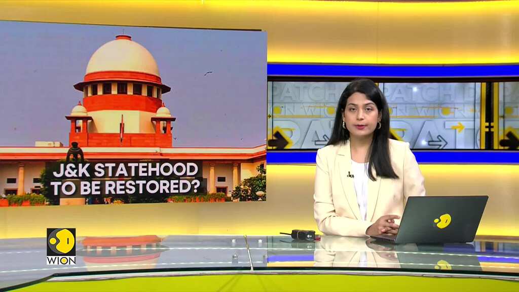 India to restore statehood in J&K, govt lawyer tells court | WION Dispatch