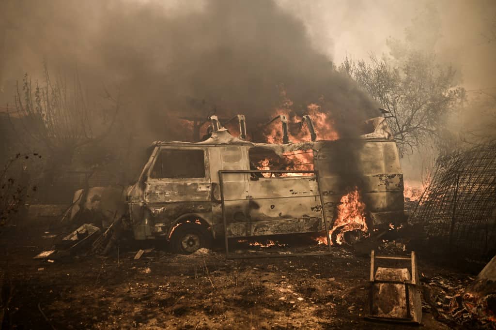 Greece wildfires dubbed 'largest ever' recorded in European Union's history Greece wildfires dubbed 'largest ever' recorded in European Union's history
