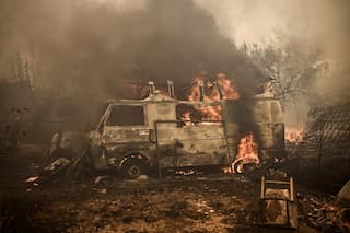 Greece wildfires dubbed 'largest ever' recorded in European Union's history