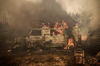 Greece wildfires dubbed 'largest ever' recorded in European Union's history