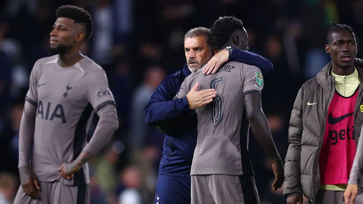 EFL Cup: Ange Postecoglou defends selection after Spurs crash out against Fulham in second round